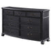 Coaster Celina 9-drawer Bedroom Dresser with Mirror Black No Mirror