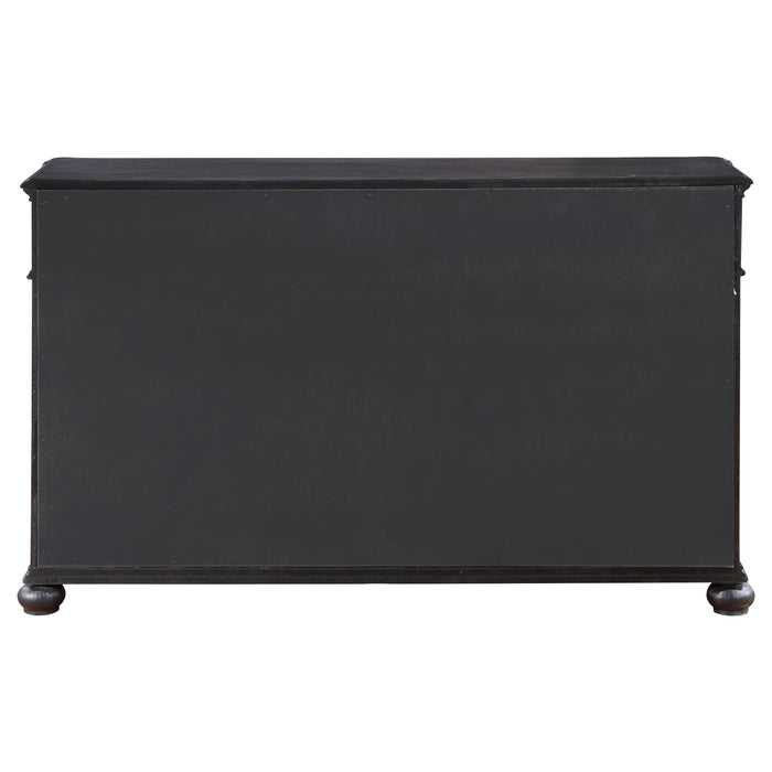 Coaster Celina 9-drawer Bedroom Dresser with Mirror Black No Mirror