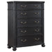 Coaster Celina 5-drawer Bedroom Chest Black Default Title