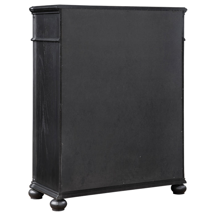 Coaster Celina 5-drawer Bedroom Chest Black Default Title