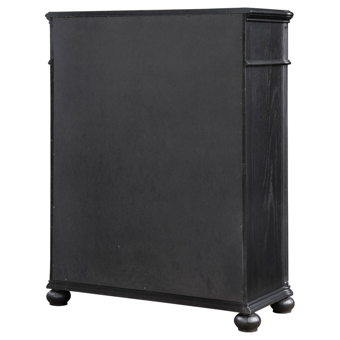 Coaster Celina 5-drawer Bedroom Chest Black Default Title