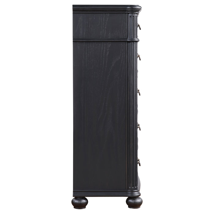 Coaster Celina 5-drawer Bedroom Chest Black Default Title