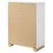 Coaster Caraway 4-drawer Bedroom Chest White Default Title