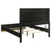 Coaster Caraway Bed with LED Headboard Black and Grey Cal King