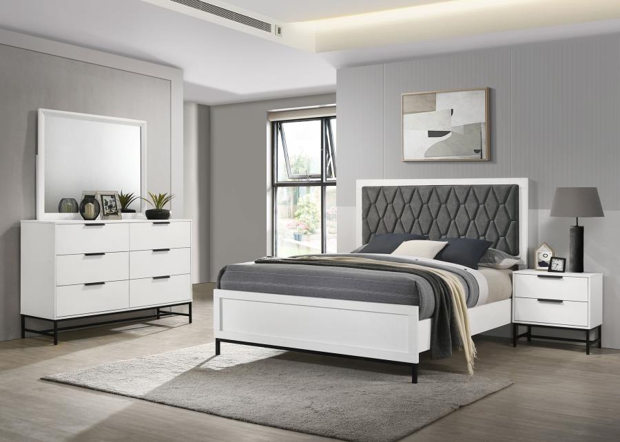 Sonora Eastern King Bedroom Set White