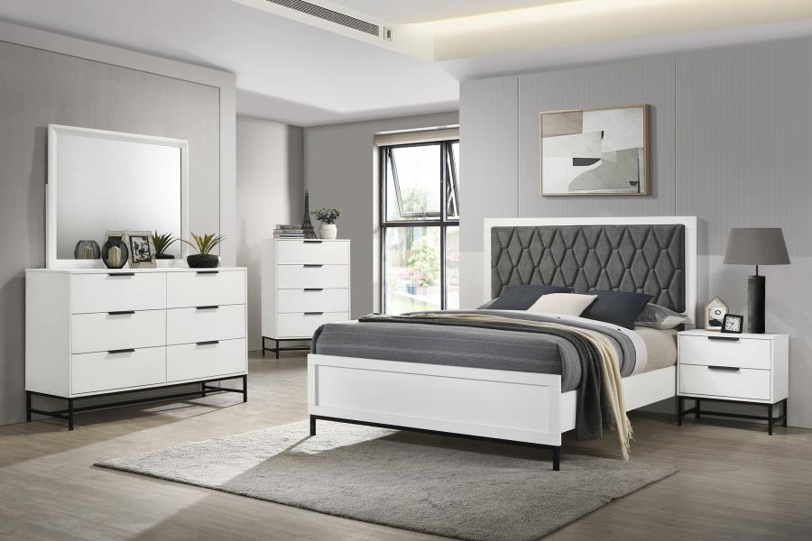 Sonora Eastern King Bedroom Set White