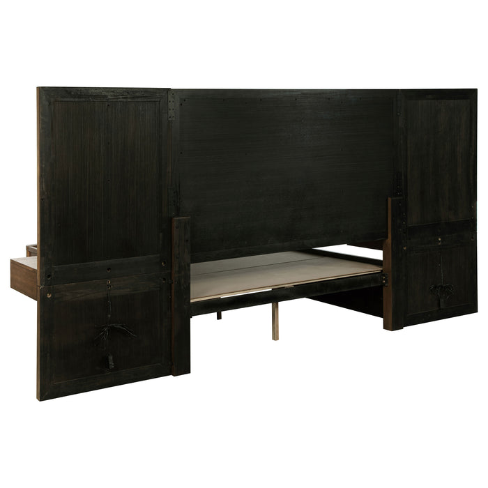 Terrace 6-piece California King Panel Bedroom Set Ash Brown