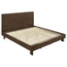 Glenwood 48-inch Eastern King Platform Panel Bed Warm Brown