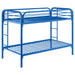 Coaster Morgan Twin Over Twin Bunk Bed Blue Default Title