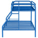 Coaster Morgan Twin Over Full Bunk Bed Blue Default Title