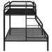 Coaster Morgan Twin Over Full Bunk Bed Black Default Title