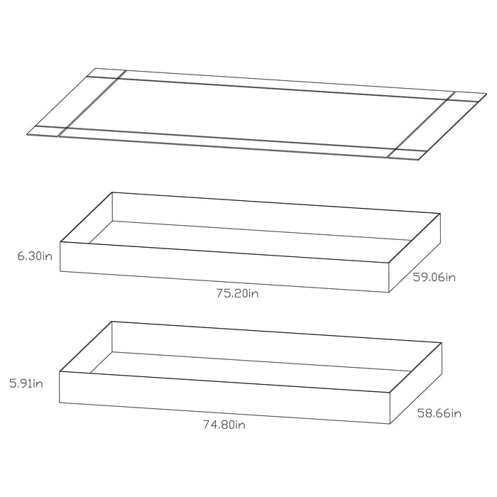 Coaster Morgan Twin Over Full Bunk Bed White Default Title