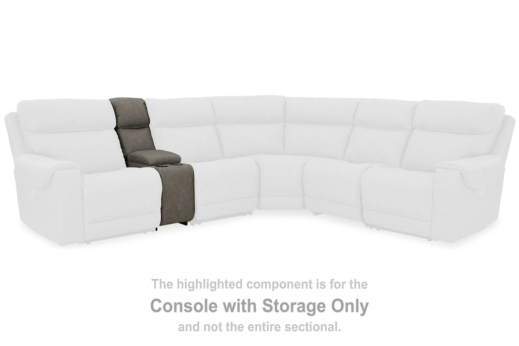 Starbot Power Reclining Sectional Loveseat with Console