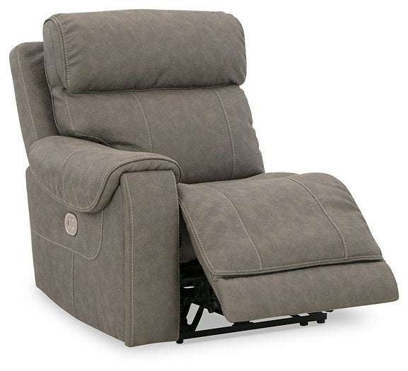 Starbot Power Reclining Sectional Loveseat with Console