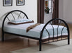 Coaster Marjorie Twin Platform Bed White Blue