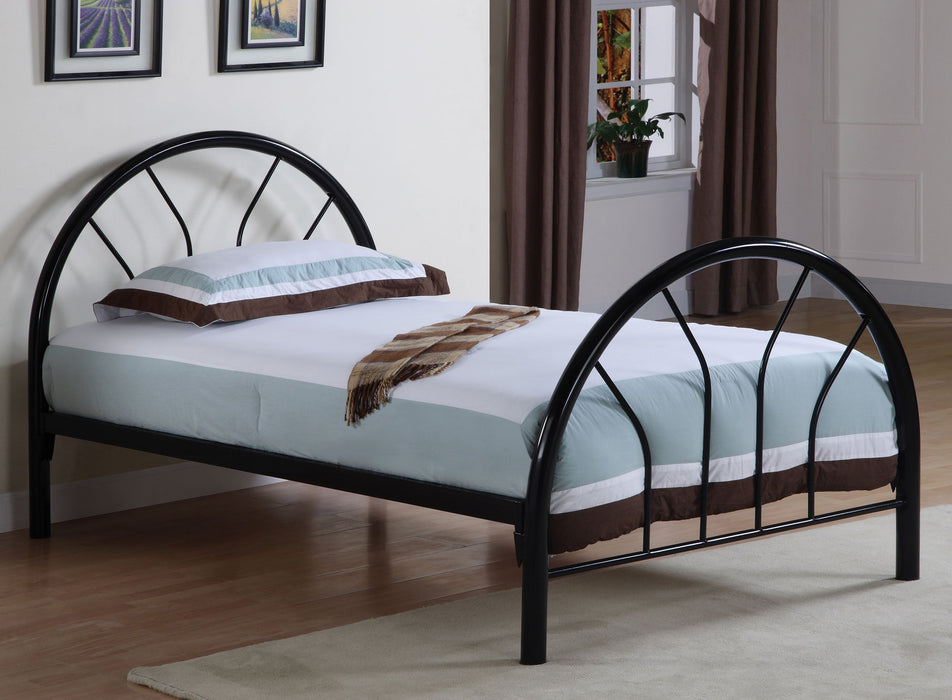 Coaster Marjorie Twin Platform Bed White Blue