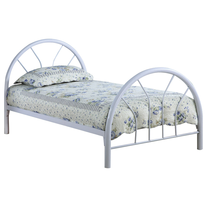 Coaster Marjorie Twin Platform Bed White White