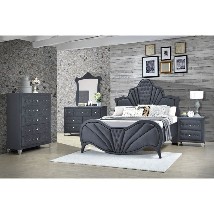 Dante 28"H 2 Drawers Nightstand