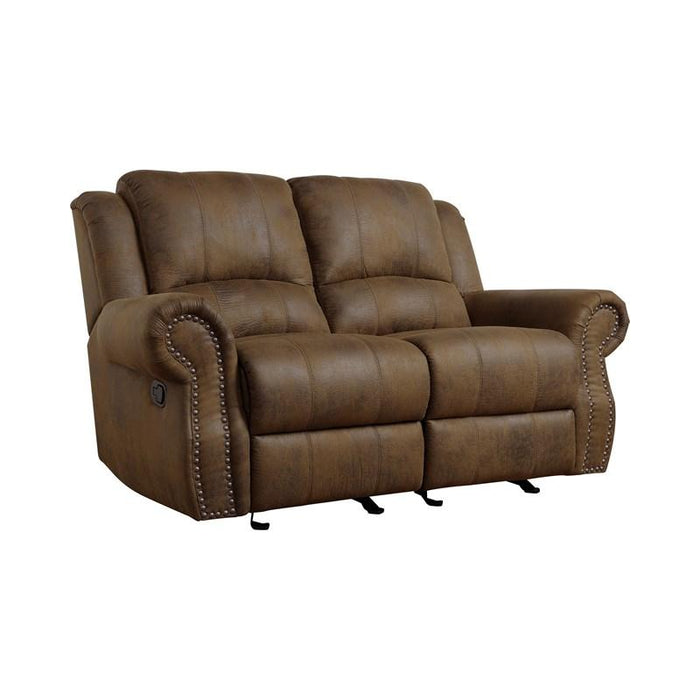 Sir Rawlinson Motion Reclining Sofa & Loveseat Living Room Set