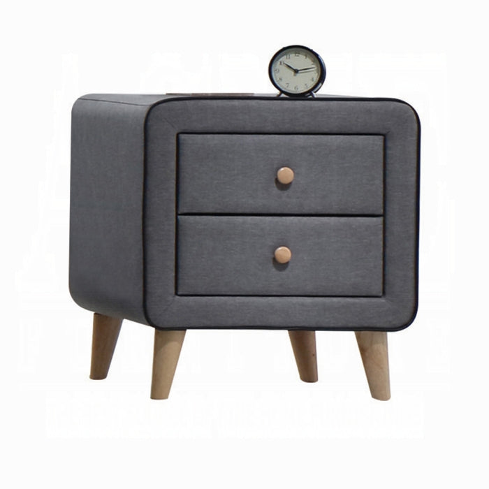 Valda 22"H 2 Drawers Nightstand