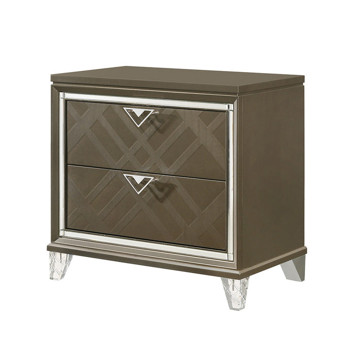 Skylar 29"H 2 Drawers Nightstand