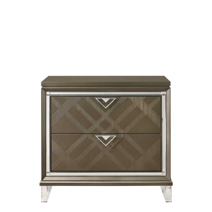 Skylar 29"H 2 Drawers Nightstand