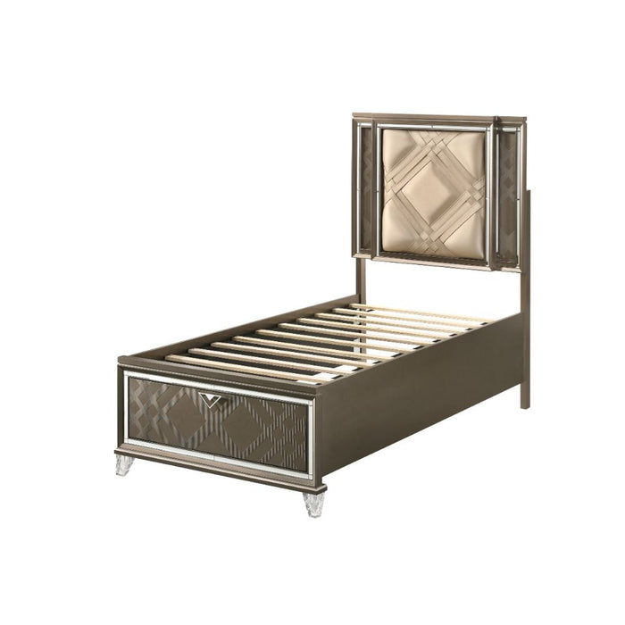 Skylar Upholstered Storage Bed with LED Light