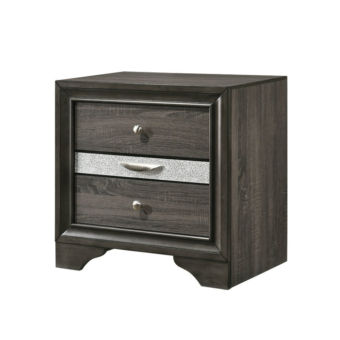 Naima 26"H 3 Drawers Nightstand