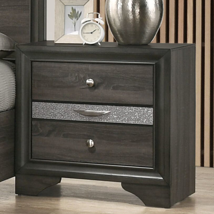 Naima 26"H 3 Drawers Nightstand