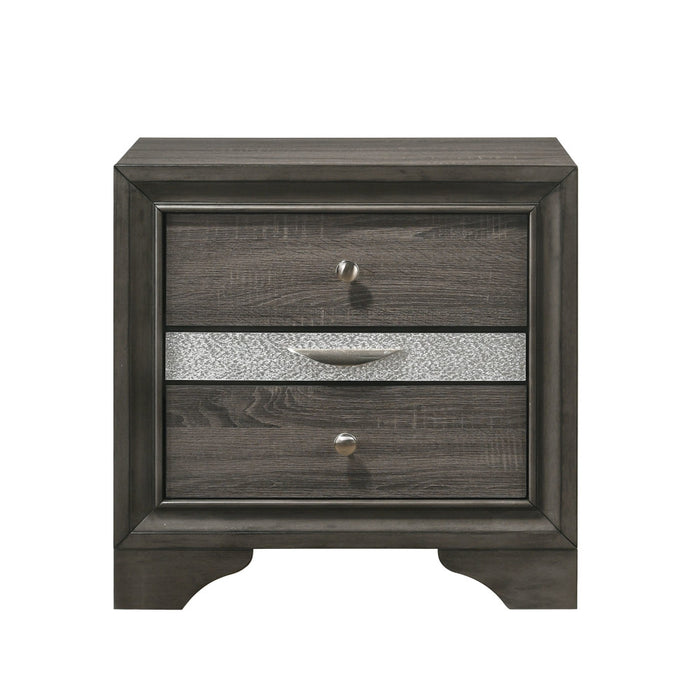 Naima 26"H 3 Drawers Nightstand