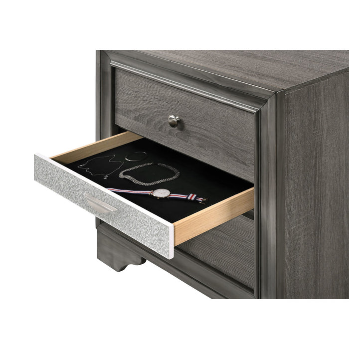 Naima 26"H 3 Drawers Nightstand