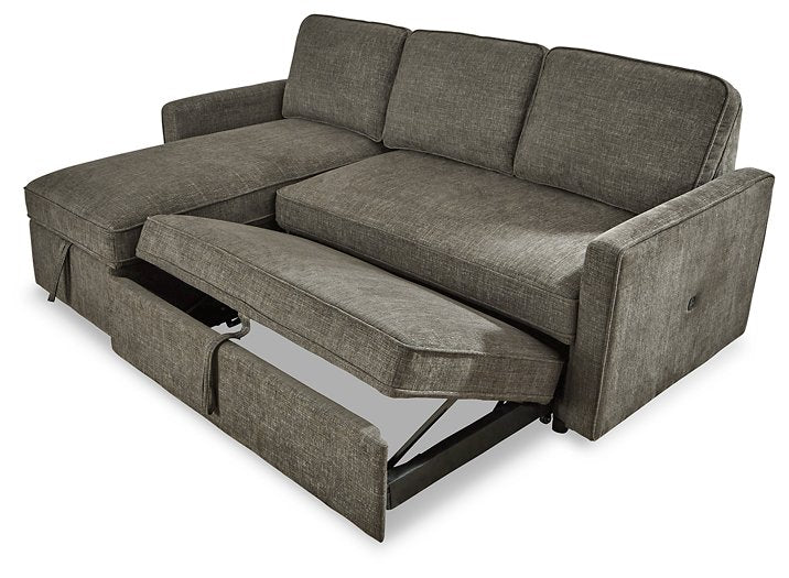 Kerle Sectional with Pop Up Bed