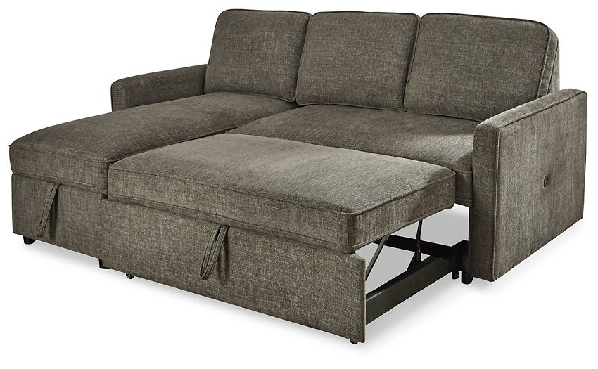 Kerle Sectional with Pop Up Bed