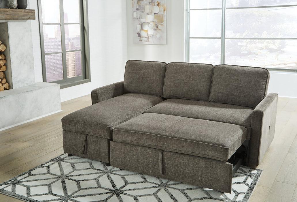 Kerle Sectional with Pop Up Bed