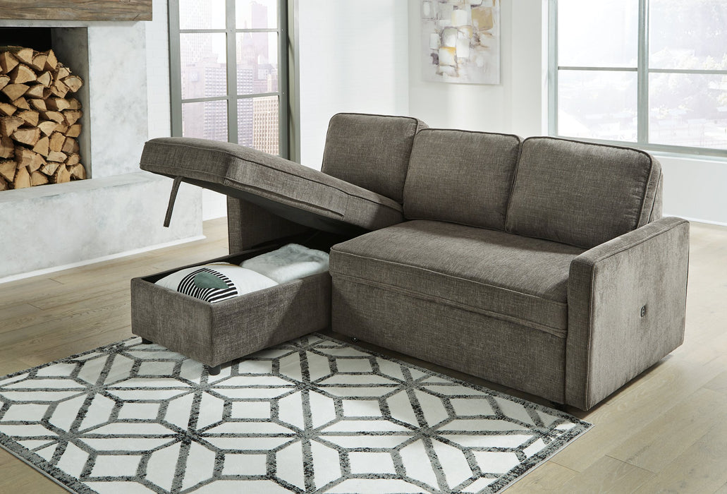 Kerle Sectional with Pop Up Bed