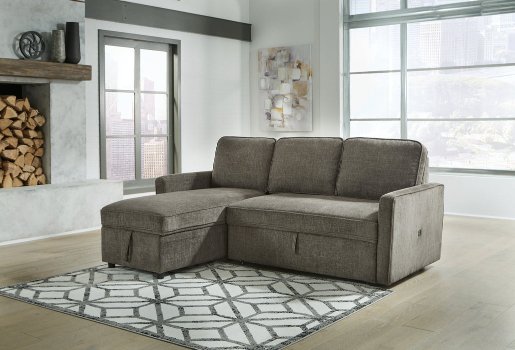 Kerle Sectional with Pop Up Bed