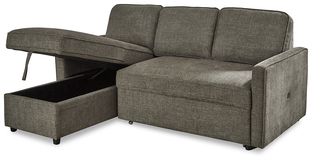 Kerle Sectional with Pop Up Bed