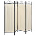 Coaster Dove 4-panel Folding Screen Beige and Black Default Title