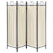 Coaster Dove 4-panel Folding Screen Beige and Black Default Title