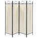 Coaster Dove 4-panel Folding Screen Beige and Black Default Title