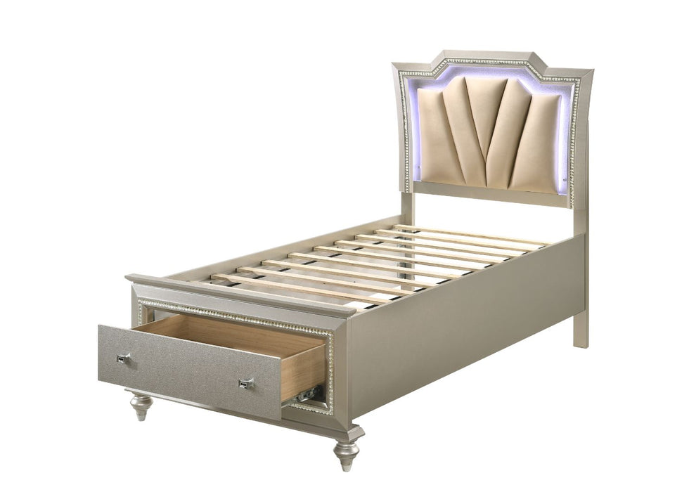 Kaitlyn Upholstered Bed with LED