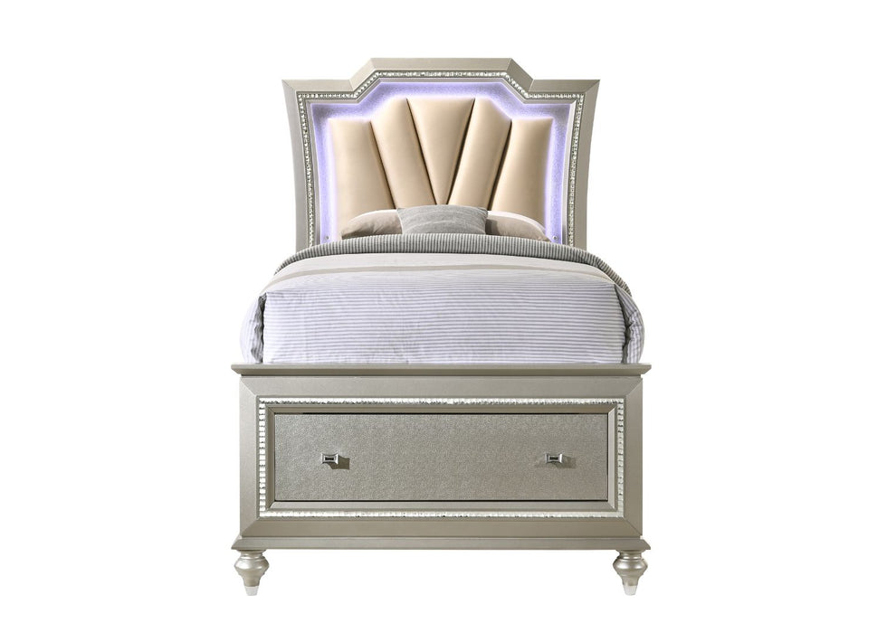 Kaitlyn Upholstered Bed with LED