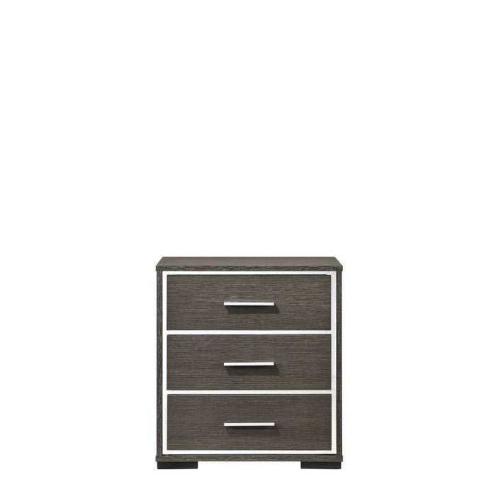 Escher 26"H 3 Drawers Nightstand with USB