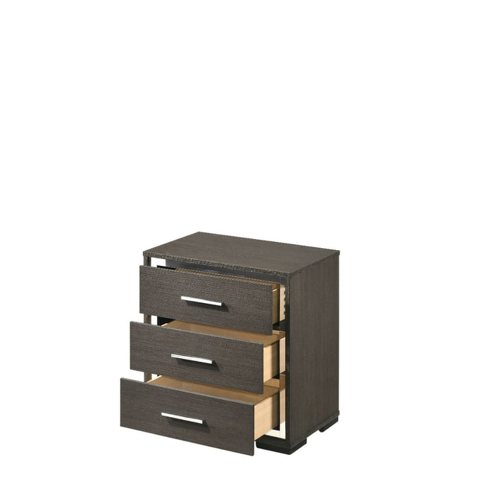 Escher 26"H 3 Drawers Nightstand with USB