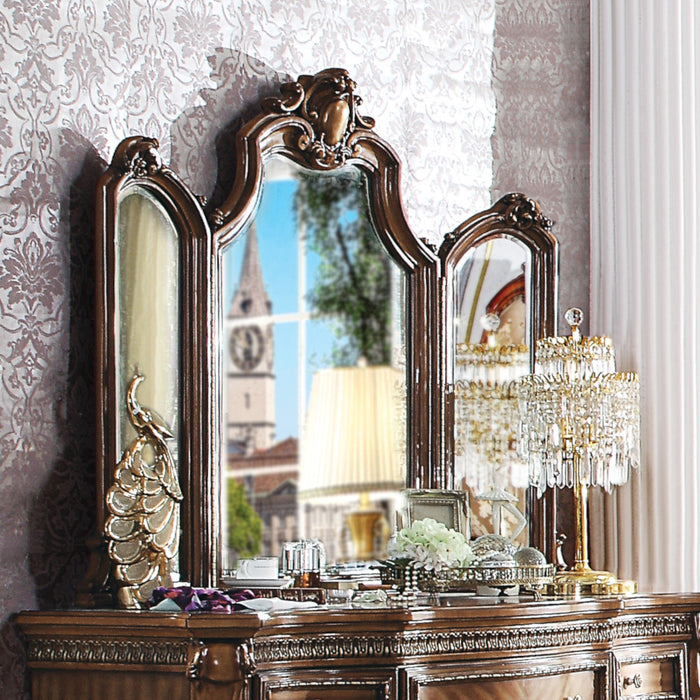 Picardy Arched Tri-fold Mirror