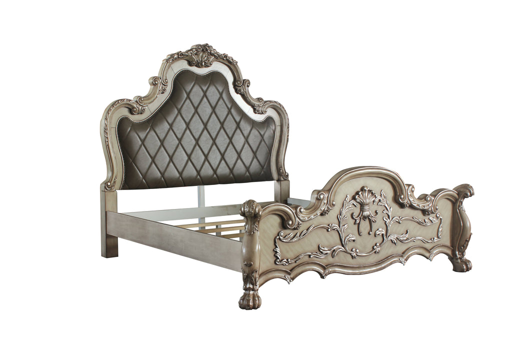 Dresden Upholstered Bed with Diamond Tufted