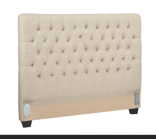 Coaster Chloe Tufted Upholstered Full Headboard Oatmeal Default Title