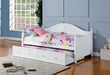 Coaster Rochford Twin Captain's Daybed with Storage Trundle Black White