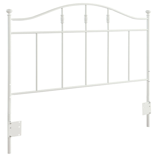 Coaster Loane / Full Metal Arched Headboard White Default Title