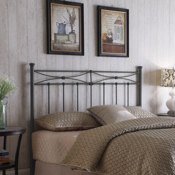 Coaster Lane / Full Metal Headboard Rustic Bronze Default Title